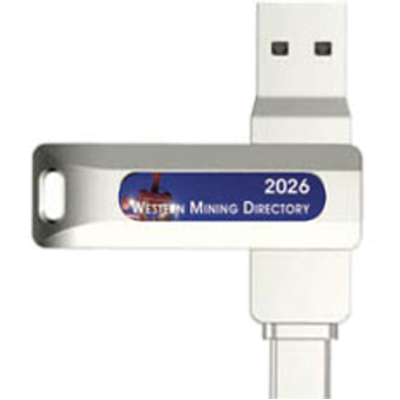 2026 WESTERN MINING DIRECTORY DUAL FLASH-THUMB DRIVE